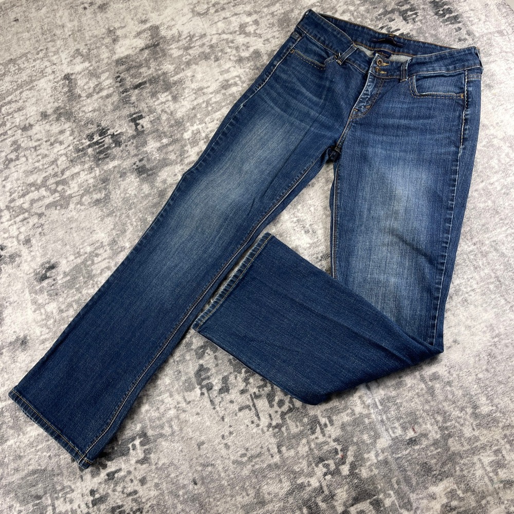 Levi's Women 10 Slender Boot‎ Cut 526 Jeans Denim Dark Wash Flap Pocket
